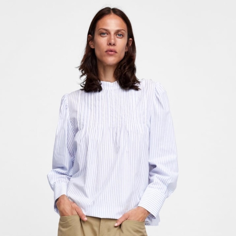Pleated Blouse